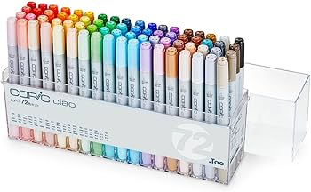 COPiC ciao 55本セット　(まとめ売りのみ) Amazon.com: Too Copic Ciao Start Set of 72 Colors, Made in